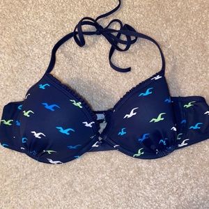 hollister halter top bikini set